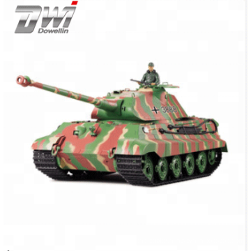 VsTank Radio Controlled Airsoft RC Tank Tiger 1 (Late Production) 1/24 Scale - FOREST GREEN CAMO